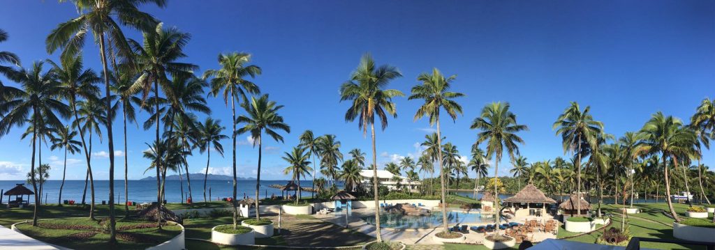 Aerial View of The Pearl South Pacific Resort in Pacific Harbour