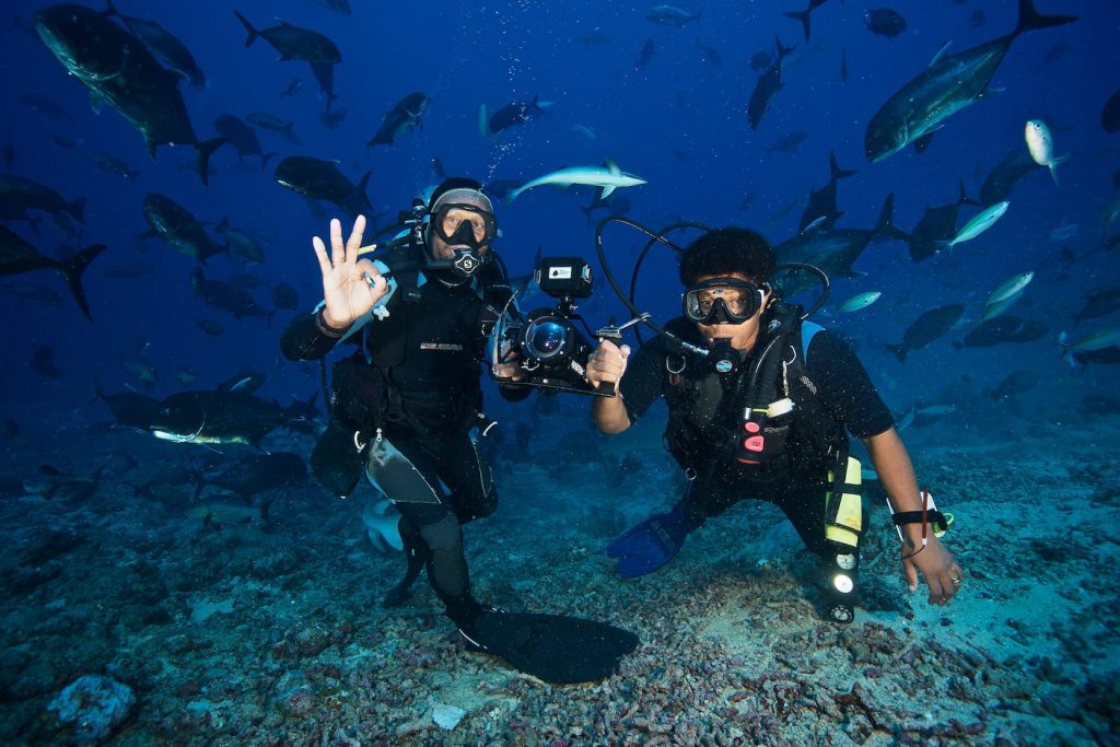 Divers at Beqa Lagoon Resort