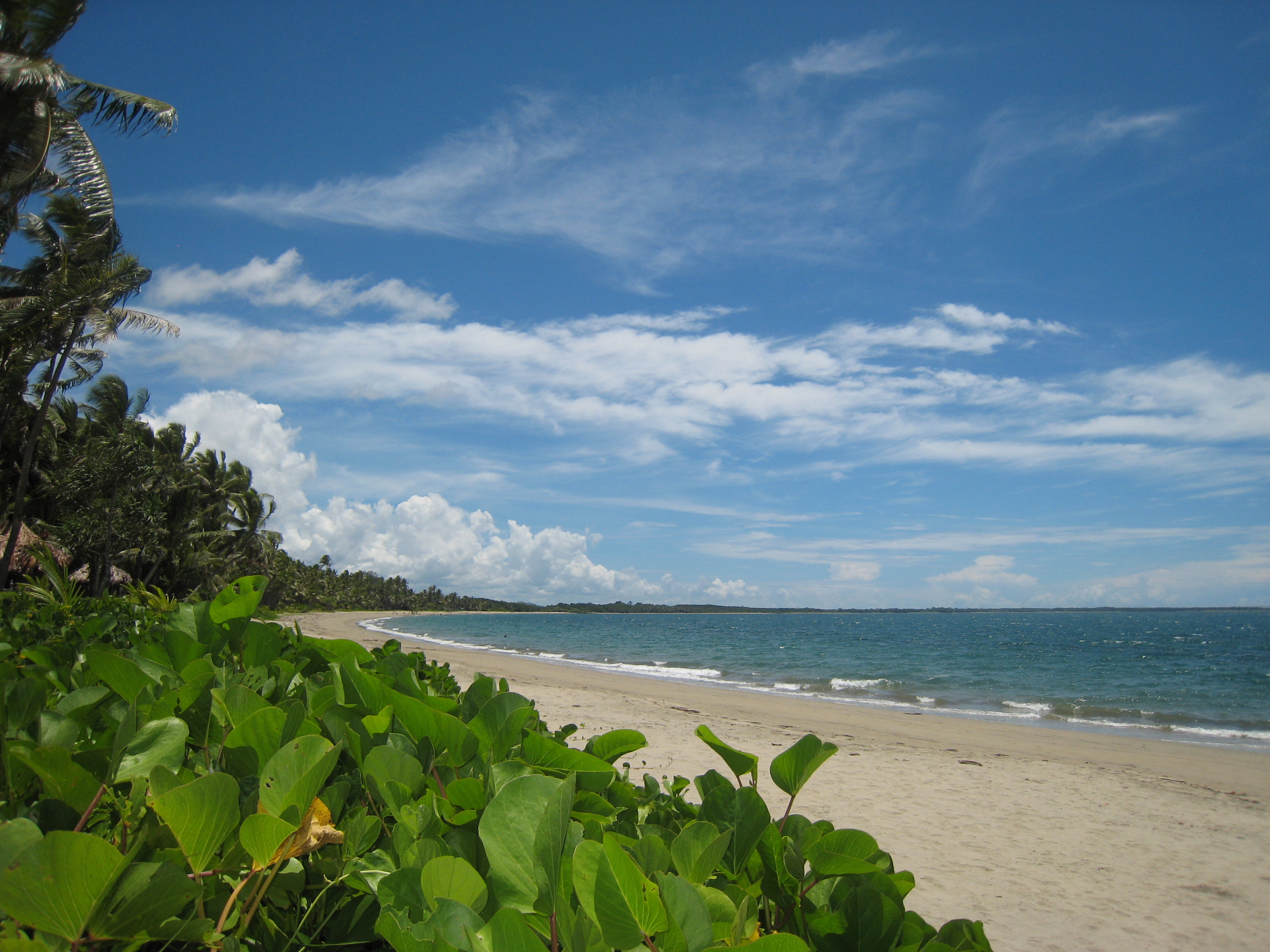 Pacific Harbour beach.