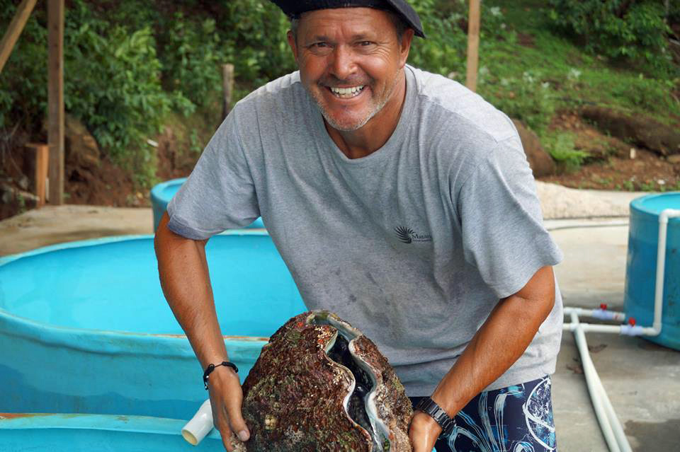 Claude Prevost is shown here with a sterling specimen of vasua