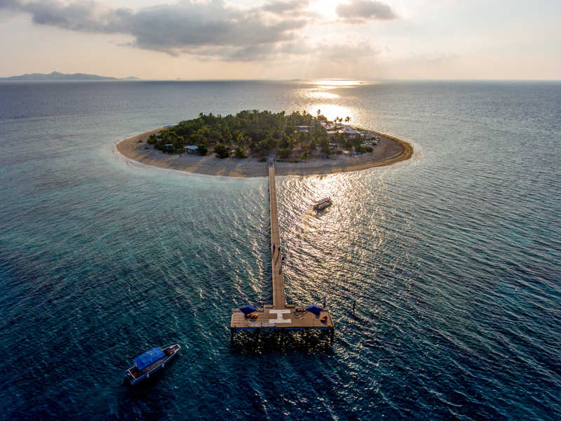 Malamala Beach Resort Aerial Shot