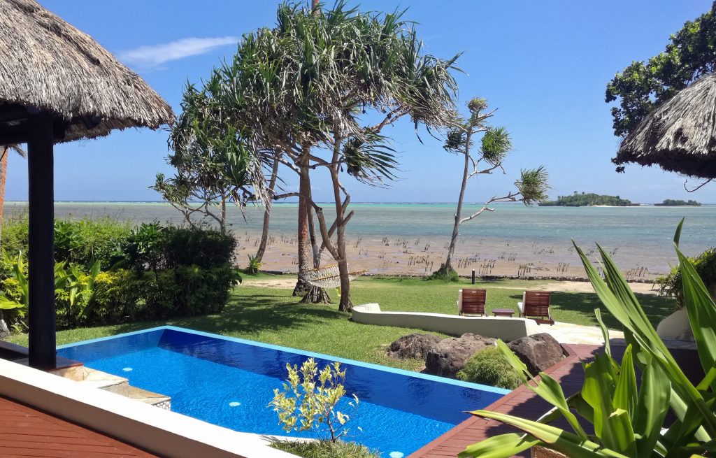 Jean-Michel Cousteau Resort offers a private pool for some of their villas--not many Vanua levu accommodations have this.