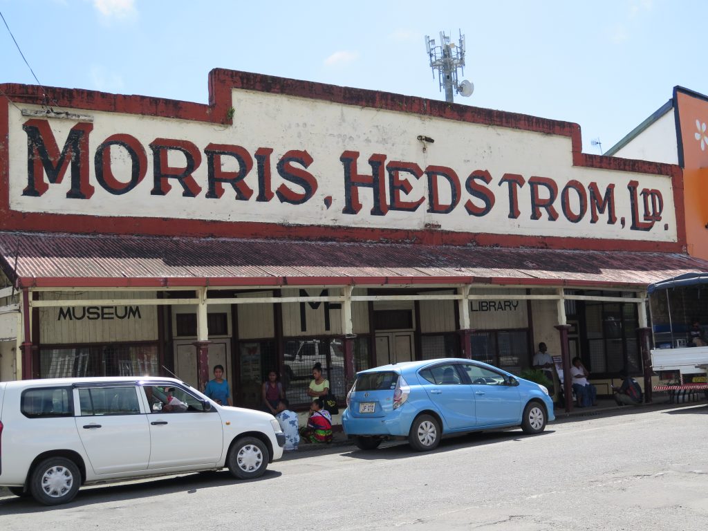 Morris, Hedstrom building in Levuka is a museum, a community center and a  major Levuka attraction