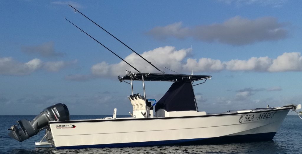 Sea Afare, the fishing boat at Makaira