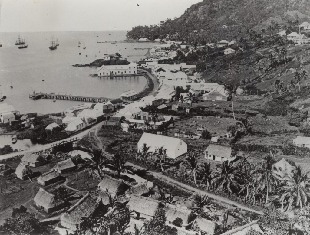 Levuka - The Original Capital is bounded by cliffs and the sea