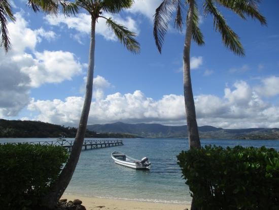 View from McDonald's property towards Viti Levu.