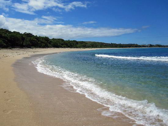 Natadola Beach is the best on Viti Levu and a  top Coral Coast attraction