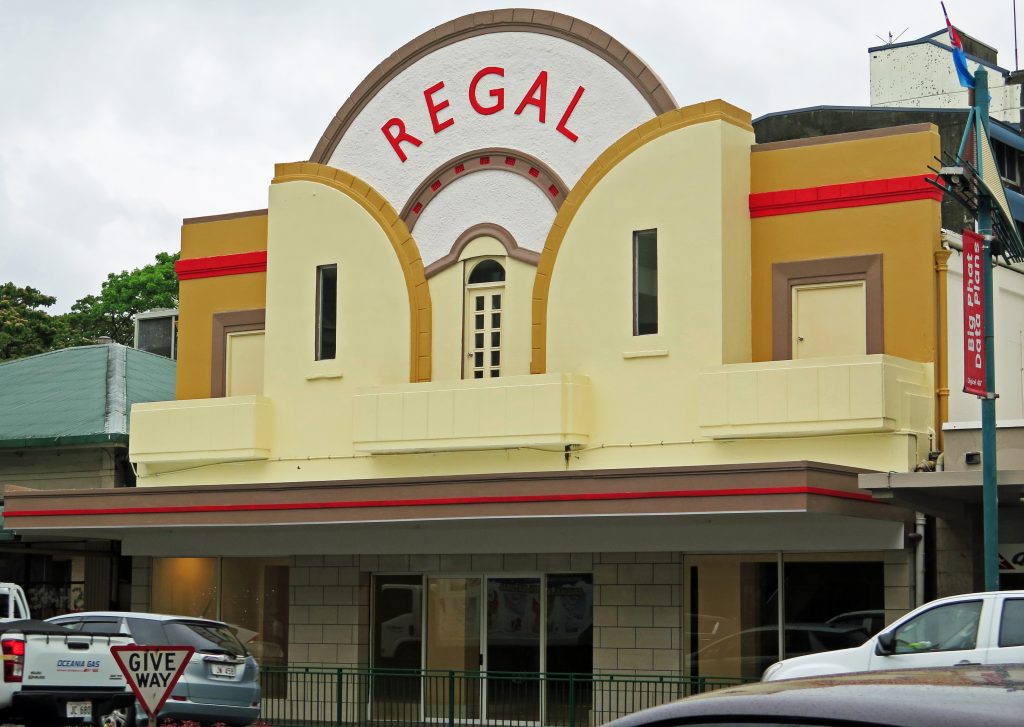 Regal Theater is art-deco and modernist design.