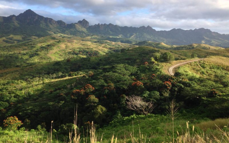 The dramatic Naloto range is visible on many of our hikes - Hiking