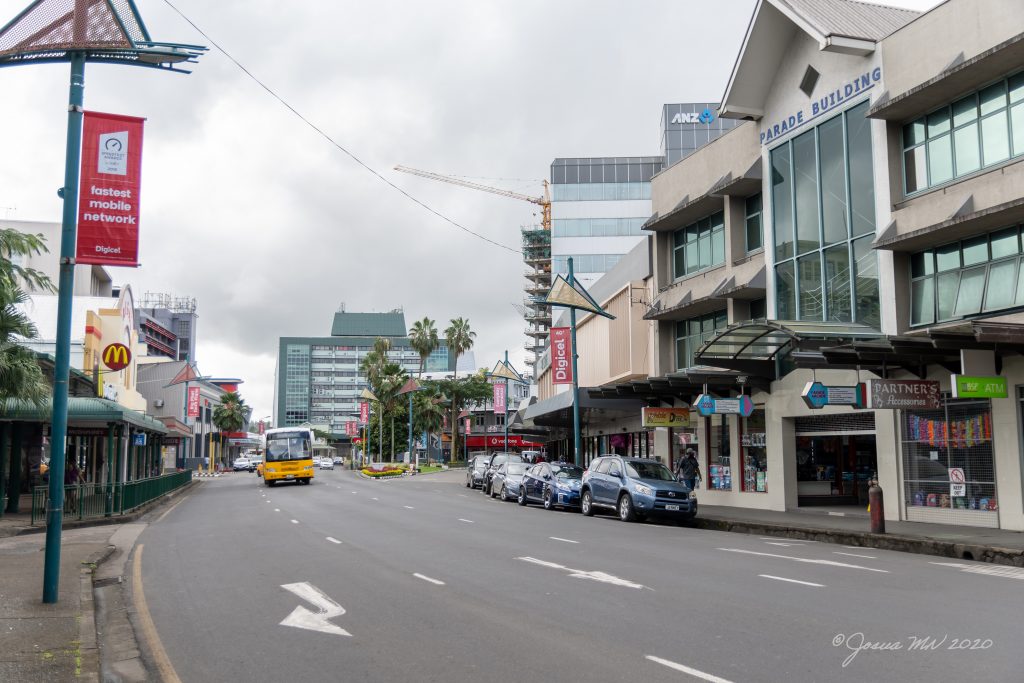 Victoria Parade remains the throbbing epicenter of business, government and shopping in Suva.