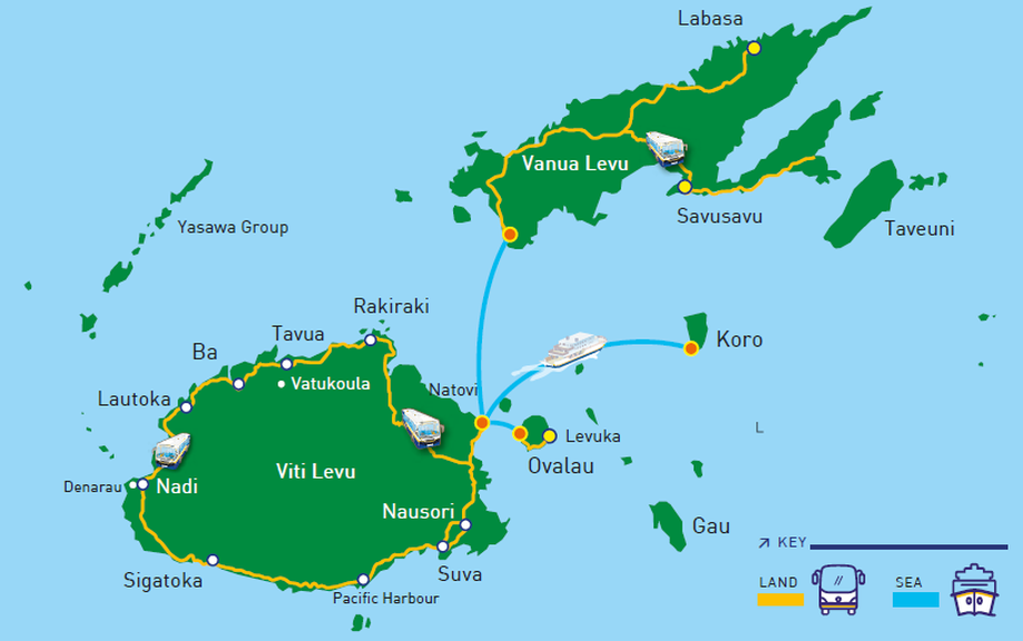 Patterson Brothers Shipping Route Map